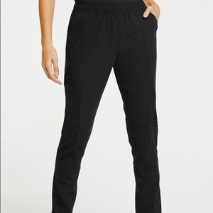 Black slim fit scrub pants